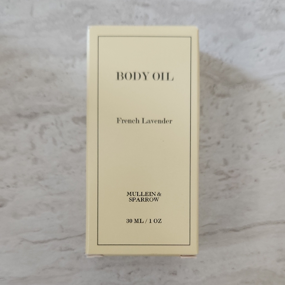 NWT Mullein & Sparrow Clear French lavendar body oil. 1 oz bottle. One size.
